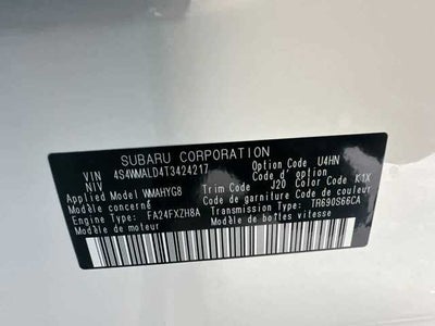2026 Subaru ASCENT Onyx Edition Touring 7-Passenger