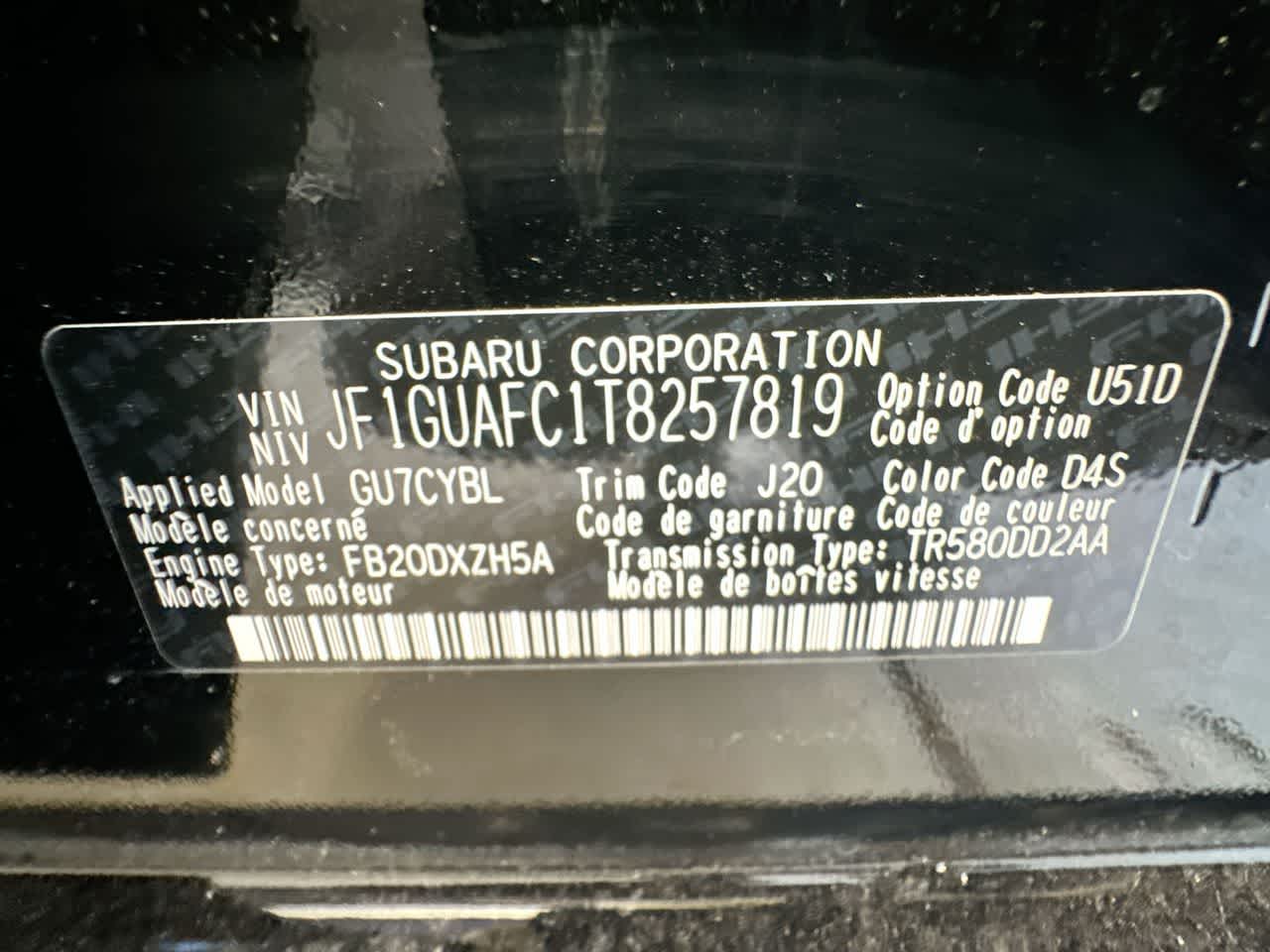 2026 Subaru IMPREZA Sport