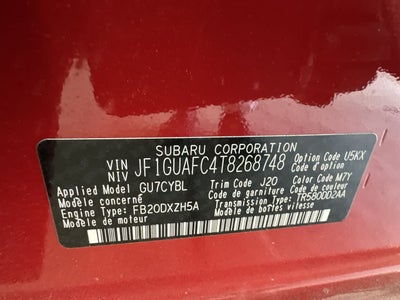 2026 Subaru IMPREZA Sport