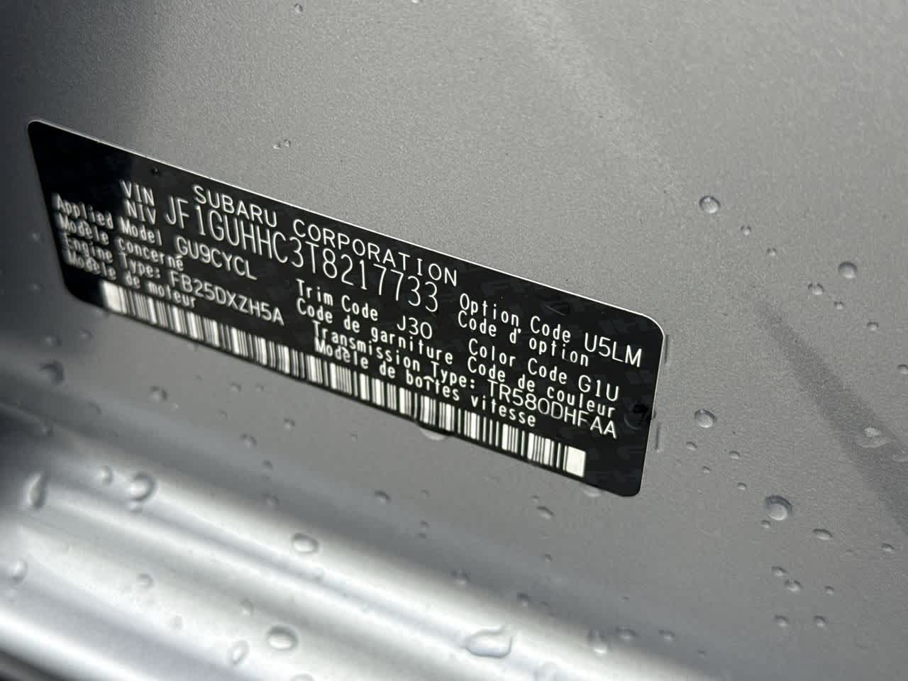 2026 Subaru IMPREZA RS