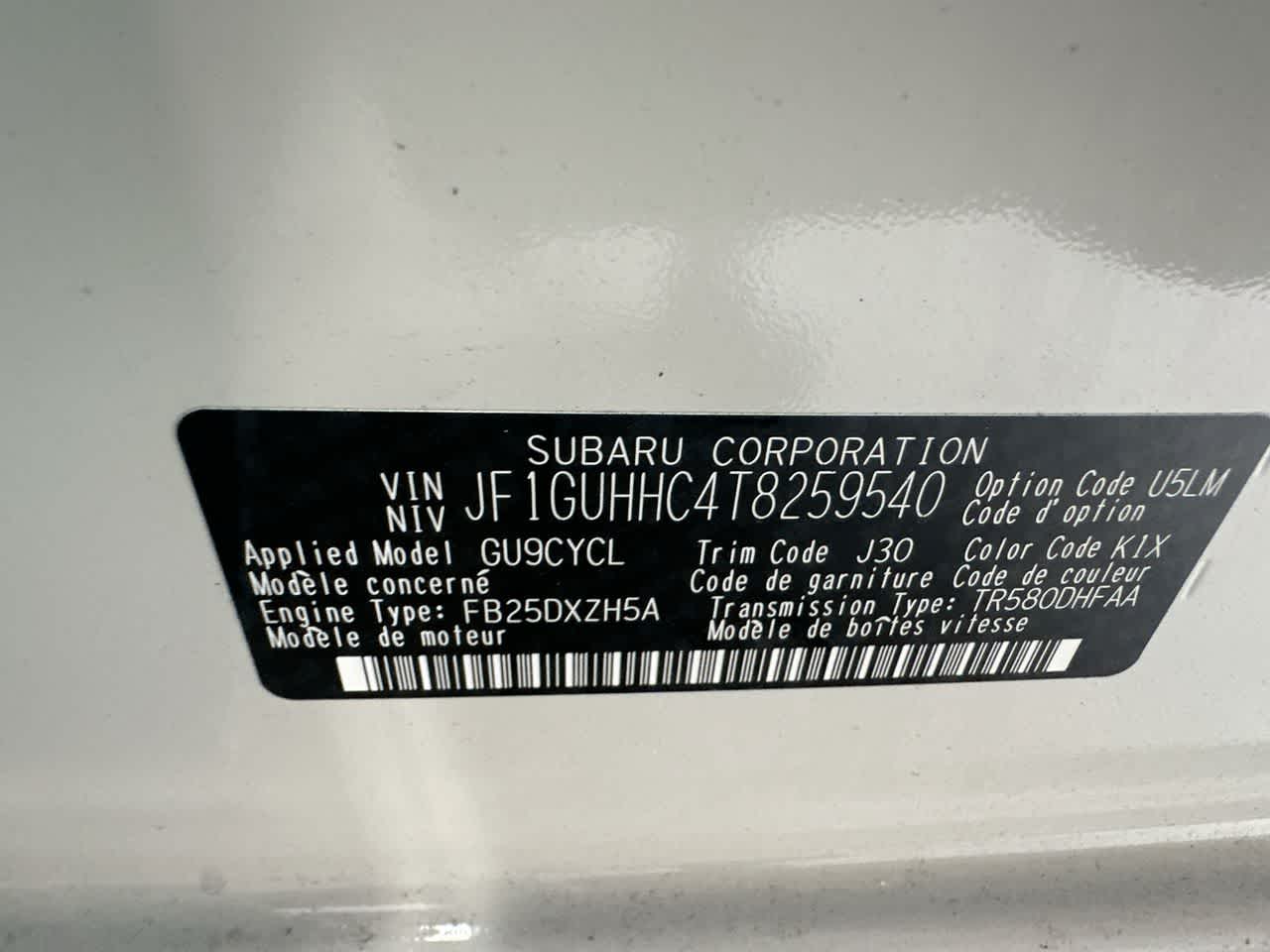 2026 Subaru IMPREZA RS
