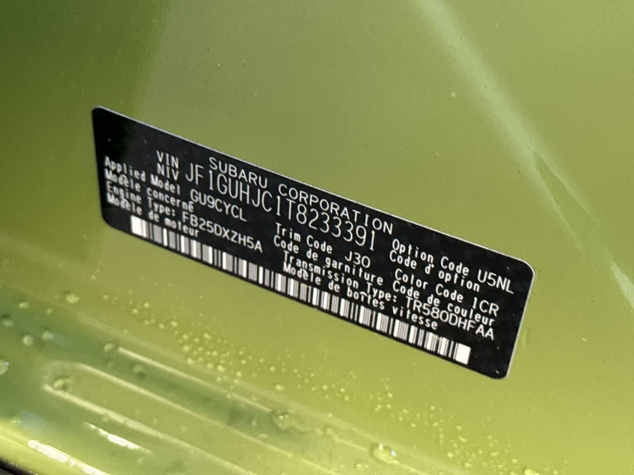 2026 Subaru IMPREZA RS