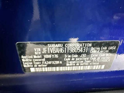 2026 Subaru WRX Base