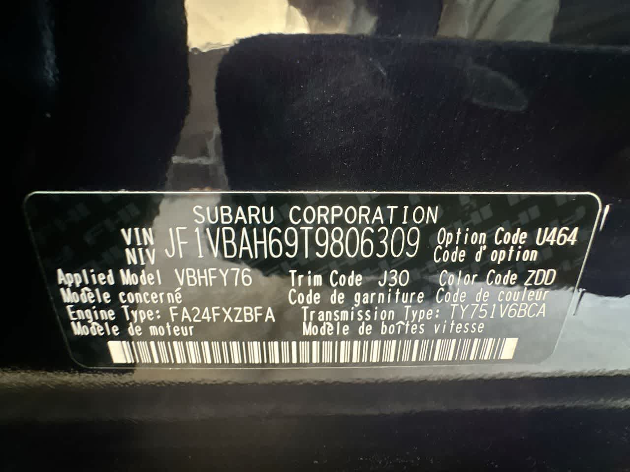 2026 Subaru WRX Base