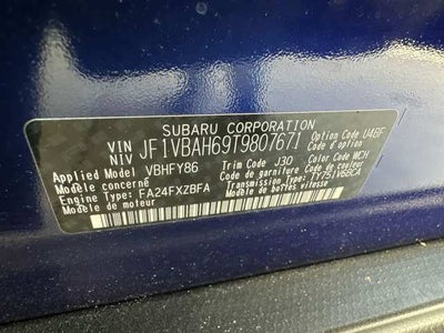 2026 Subaru WRX Premium