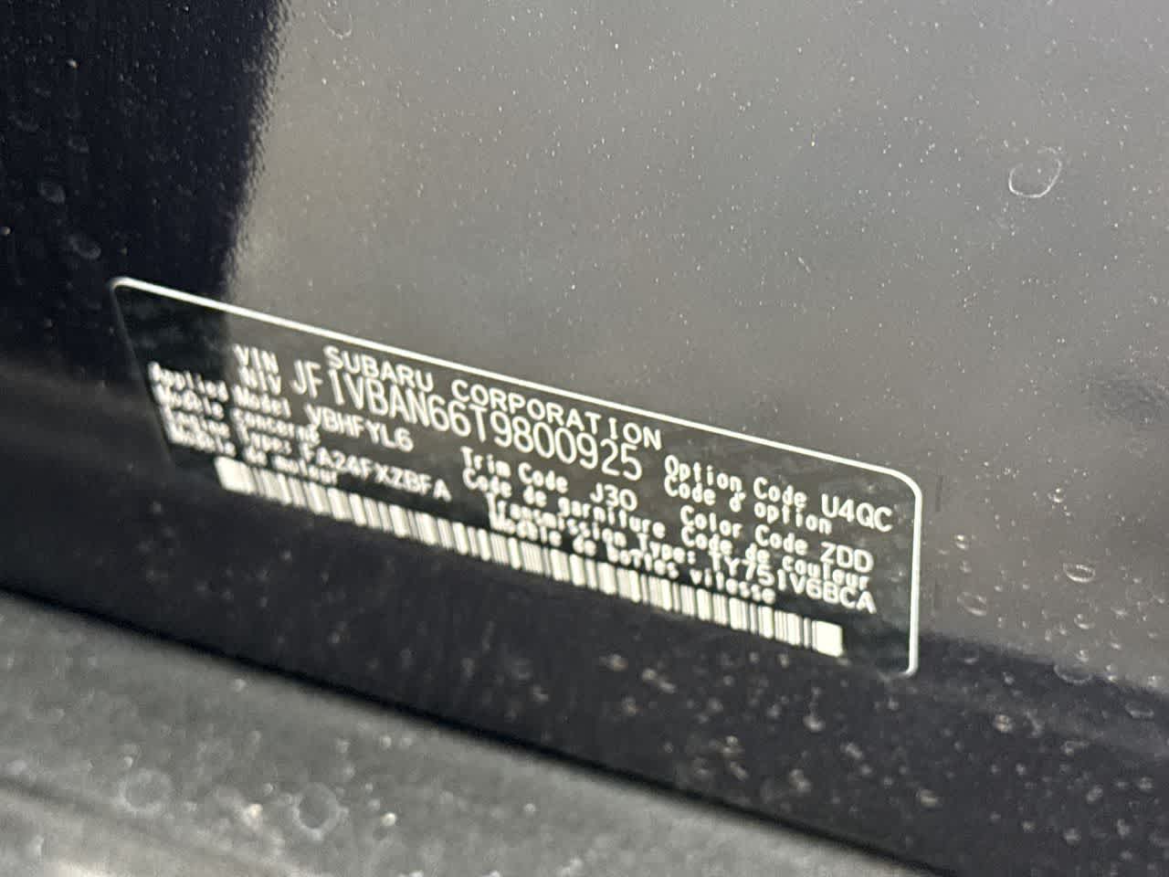 2026 Subaru WRX Limited