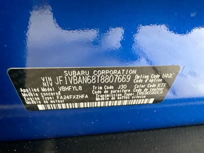 2026 Subaru WRX Limited