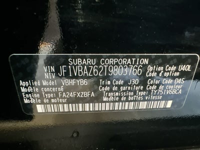 2026 Subaru WRX tS