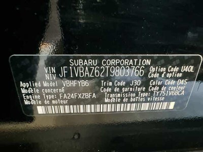 2026 Subaru WRX tS