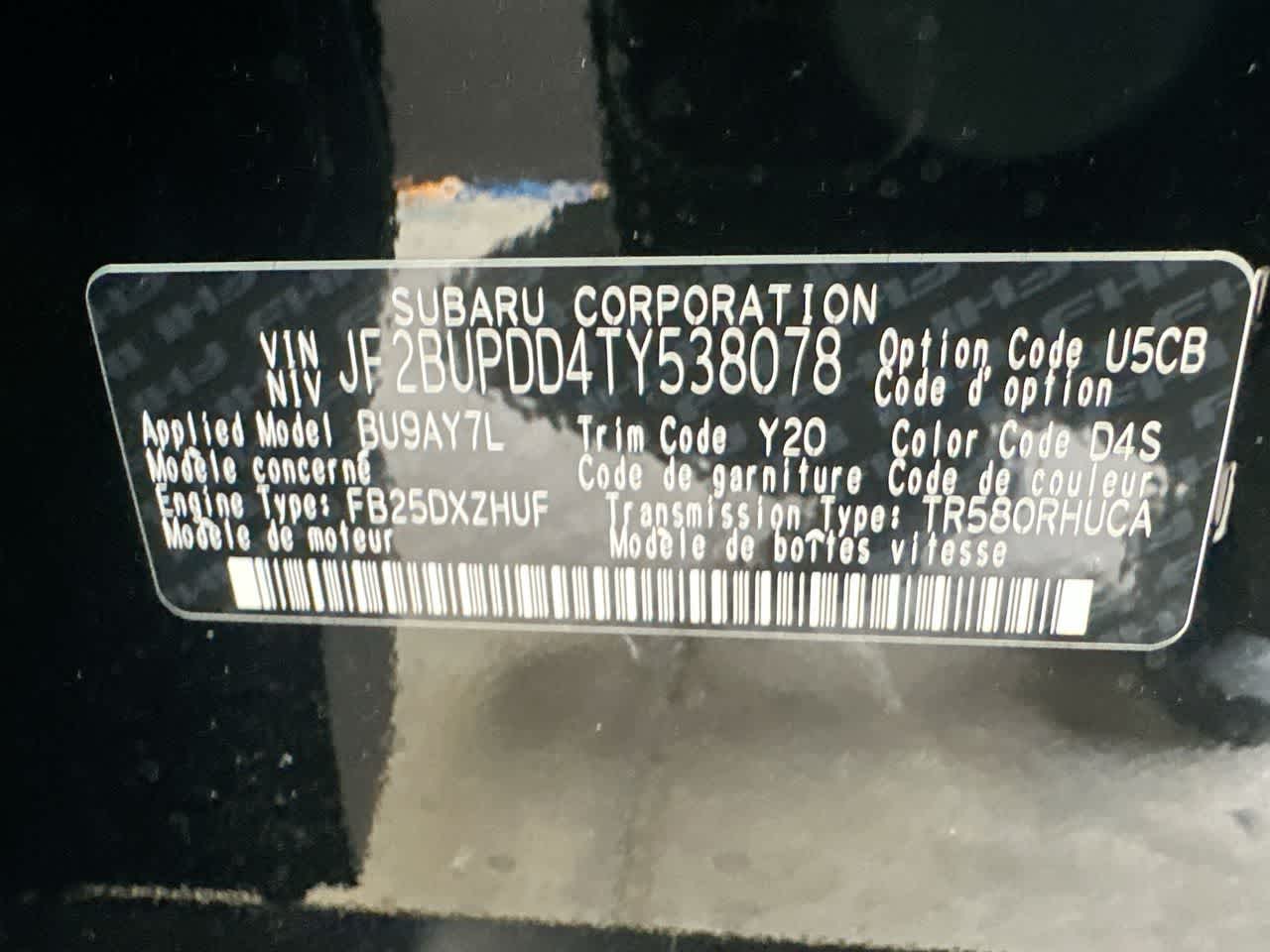 2026 Subaru OUTBACK Limited