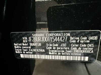 2026 Subaru OUTBACK Touring XT