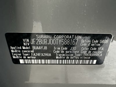 2026 Subaru OUTBACK Touring XT