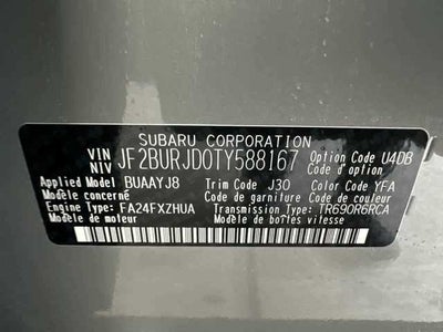 2026 Subaru OUTBACK Touring XT
