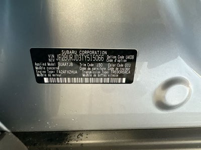 2026 Subaru OUTBACK Touring XT