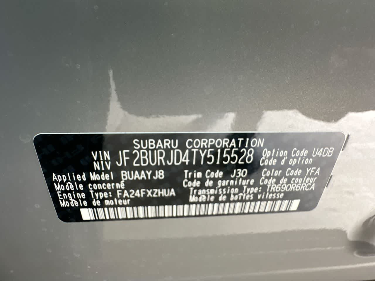 2026 Subaru OUTBACK Touring XT