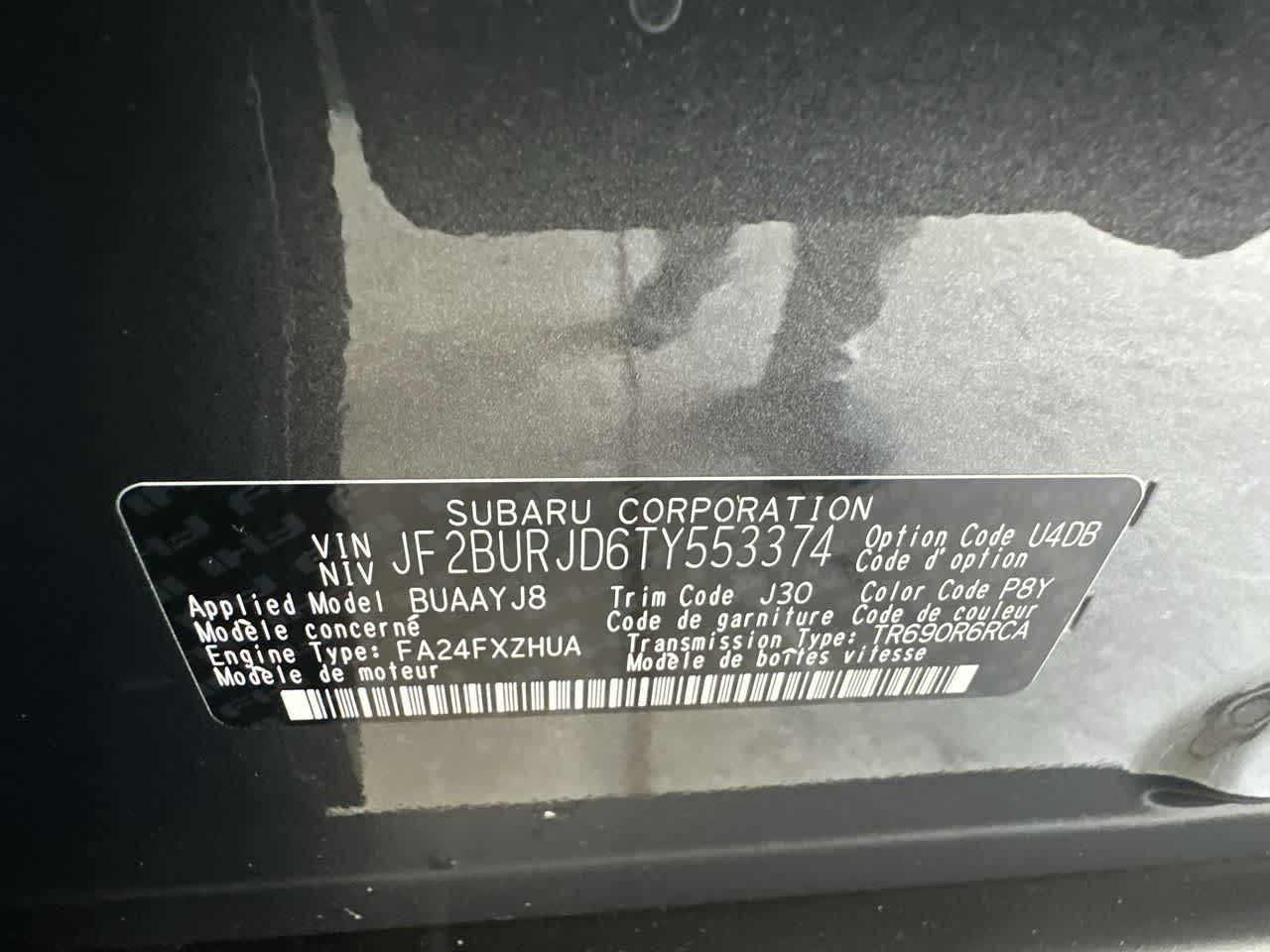 2026 Subaru OUTBACK Touring XT