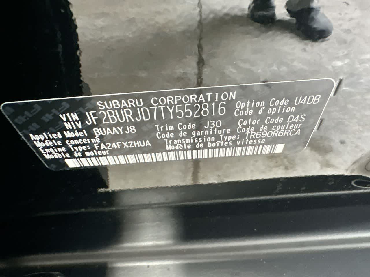2026 Subaru OUTBACK Touring XT