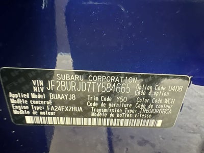 2026 Subaru OUTBACK Touring XT