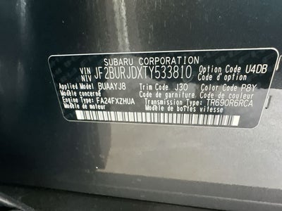 2026 Subaru OUTBACK Touring XT