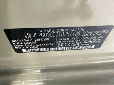 2026 Subaru CROSSTREK Sport Hybrid