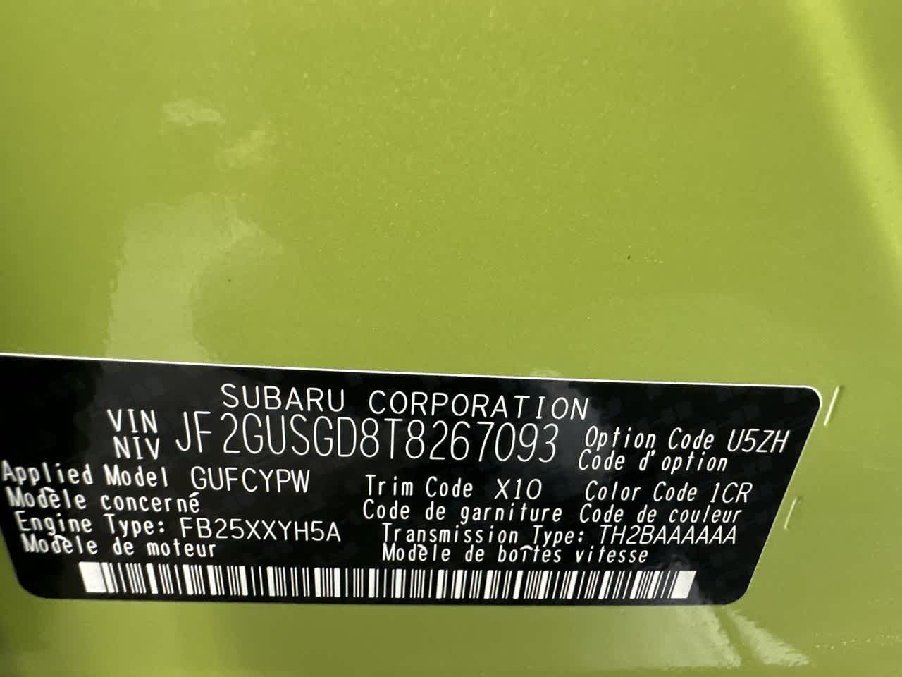 2026 Subaru CROSSTREK Sport Hybrid
