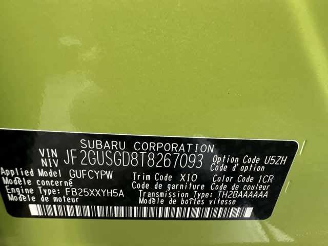 2026 Subaru CROSSTREK Sport Hybrid