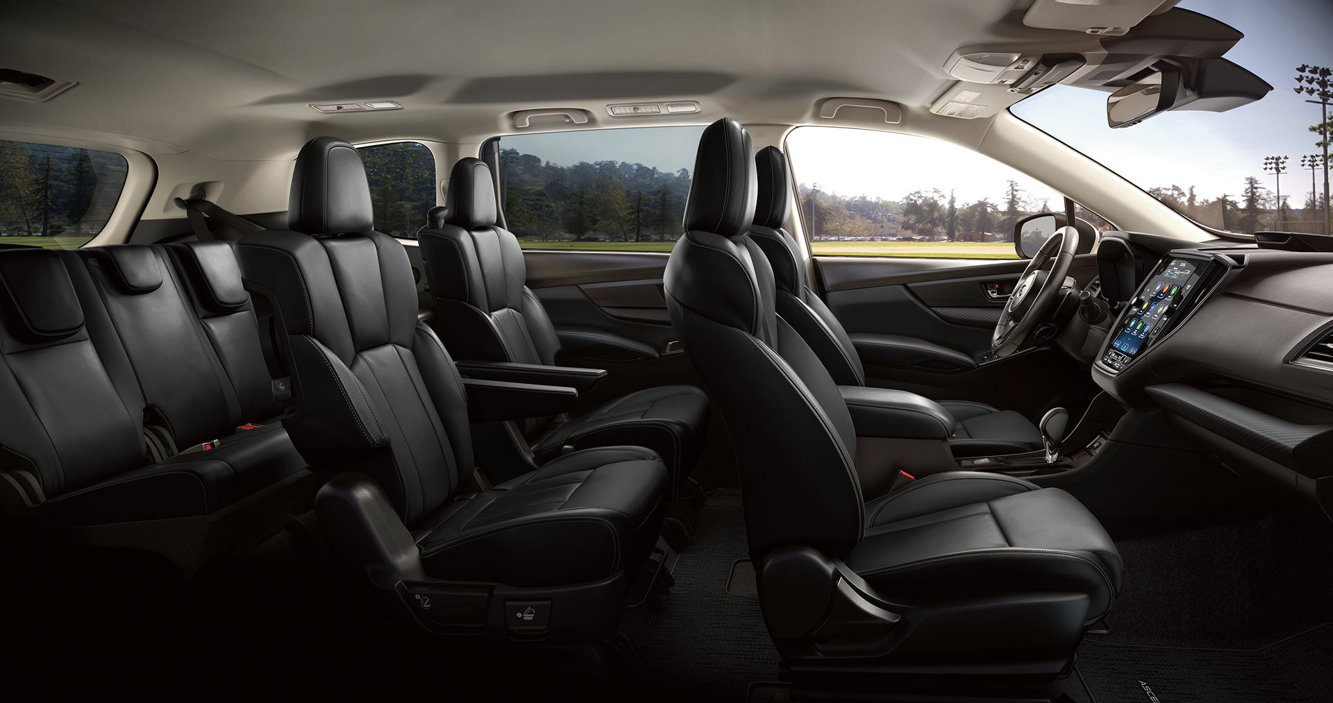 2026 Subaru Ascent Premium 7-Passenger Shown in Black Startex®