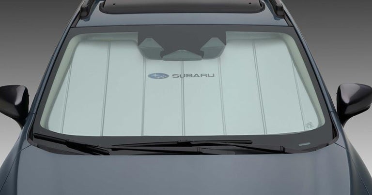 Subaru custom-fitted windshield sun shades