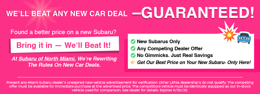 We'll Beat Any New Car Deal