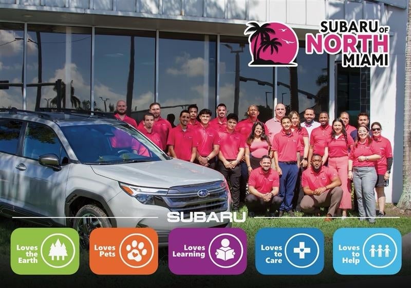 group photo Subaru of North Miami in Miami FL